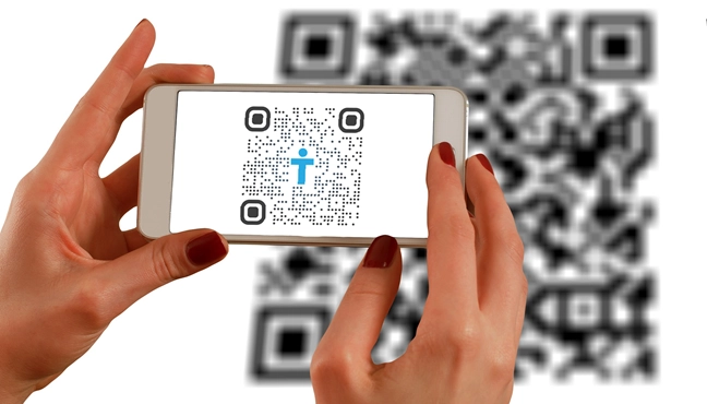 What is a QR code used for? Answer: to store information