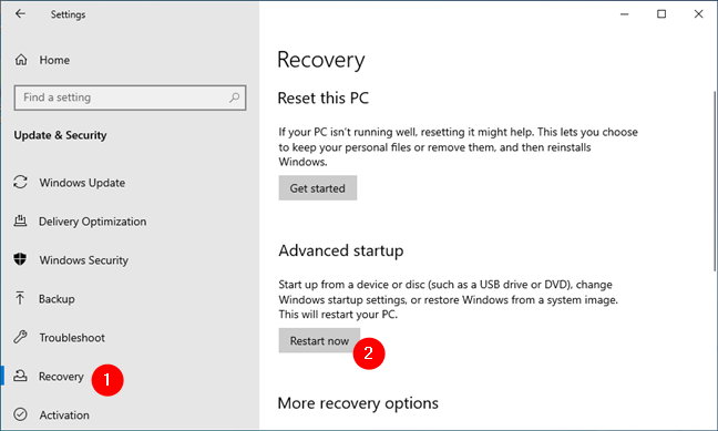 safe mode command prompt commands