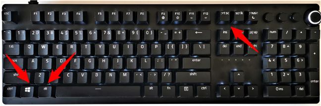 Where is print screen on keyboard