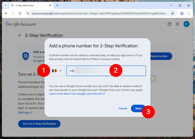 Enter your phone number