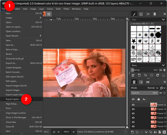 Go to File > Export Layers