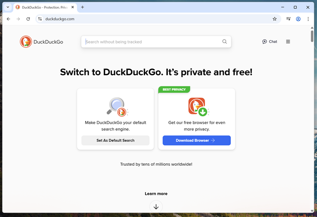DuckDuckGo is not a kids search engine, but it's better than Google, Bing, etc.