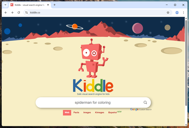 Kiddle is probably the best search engine for kids
