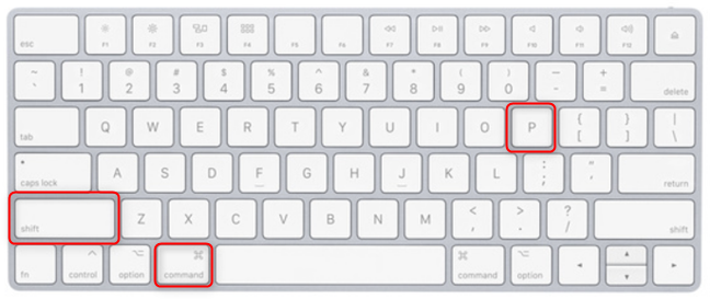 Press Command â + SHIFT+P in Firefox for macOS