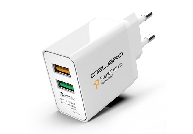 A charger that supports MediaTek Pump Express