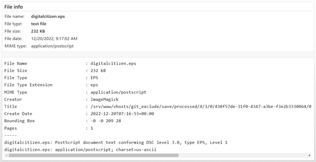 The details page of a file extension on the FILExt website