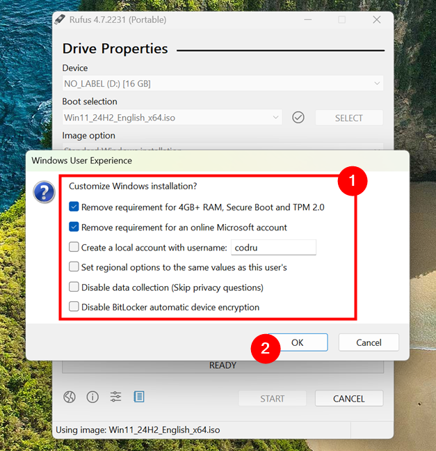 Customize Windows 11 and remove requirements