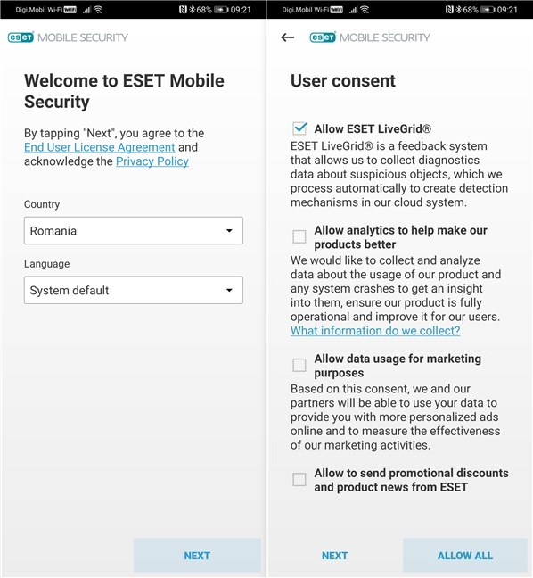Welcome to ESET Mobile Security & Antivirus