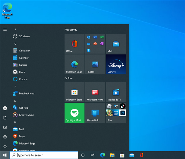 Bloatware shows up in the Windows 10 Start Menu 