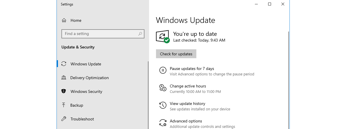 windows 10 how to check for all updates