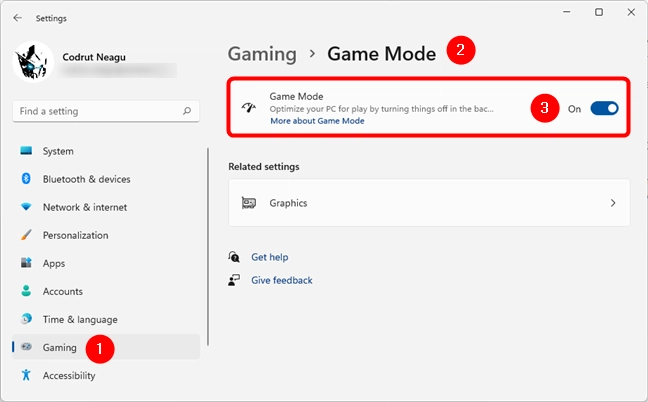 How to enable Game Mode in Windows 11