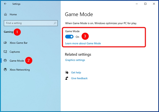 How to turn Game Mode on in Windows 10