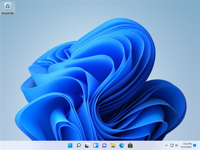 The Windows 11 desktop