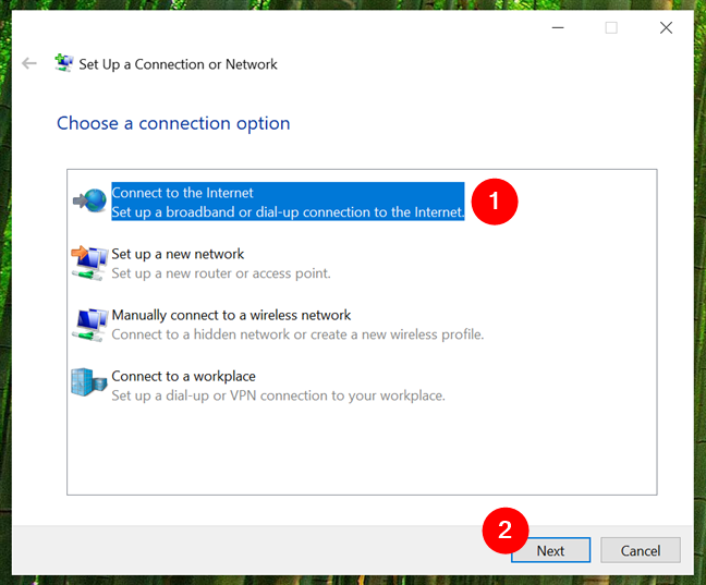 Connect to the Internet