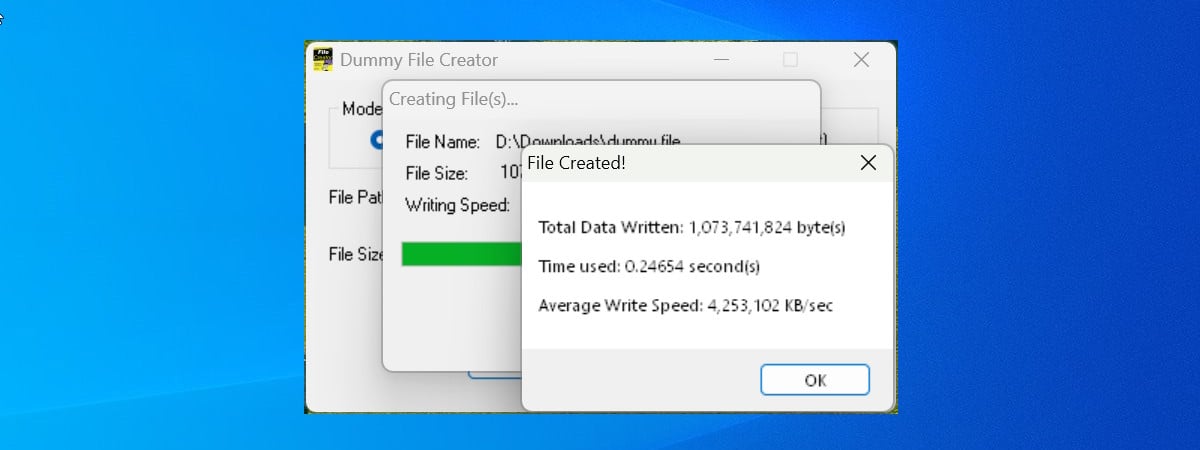 Dummy File Creator