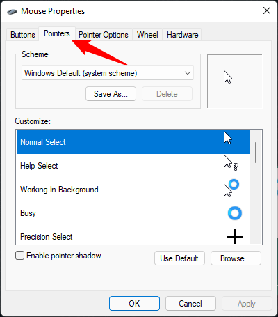 How to Create Custom Mouse Cursor in Windows 10 