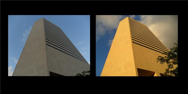 Government Center Miami color balance comparison