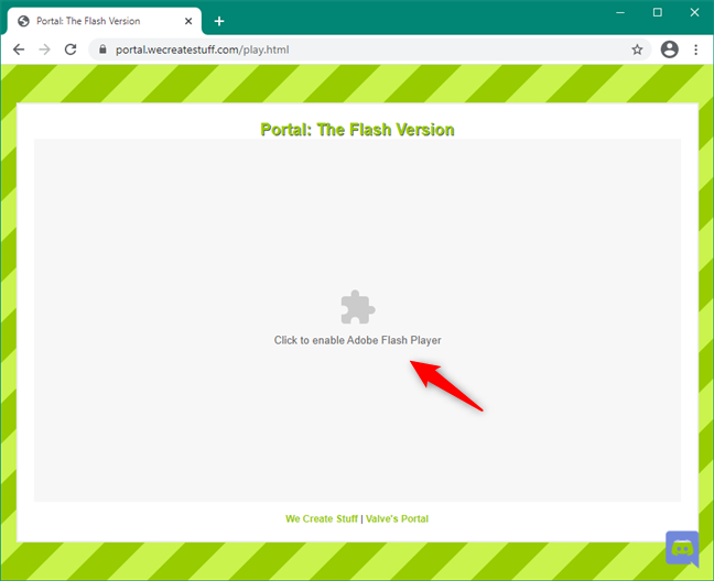 Adobe Flash Player is blocked in Chrome