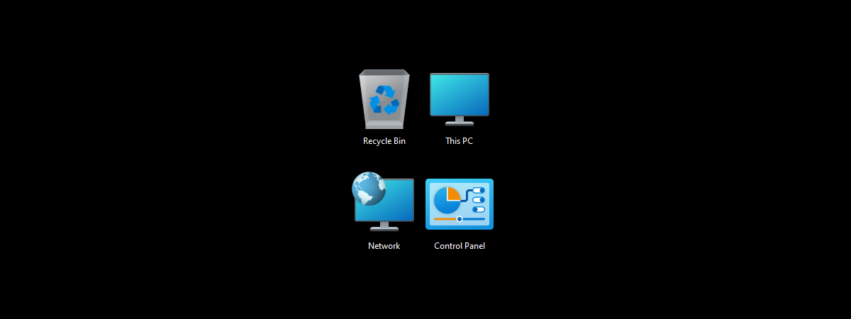 How to restore the desktop icons in Windows 10 and Windows 11