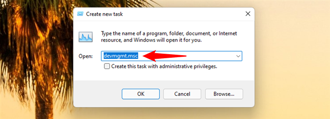 How to run Device Manager in Windows