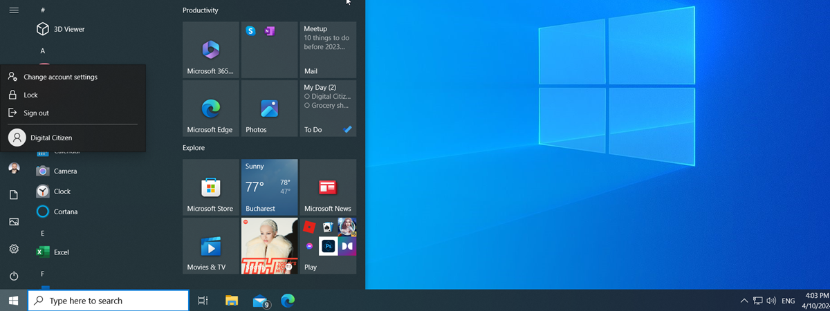 8 ways to switch the user in Windows 10