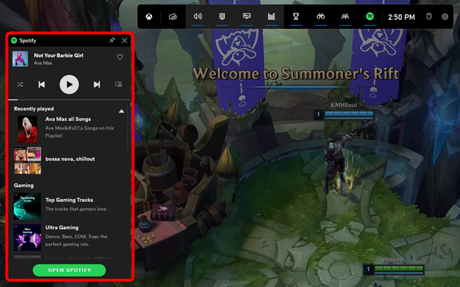 Microsoft Updates Xbox Game Bar With Spotify and Memes