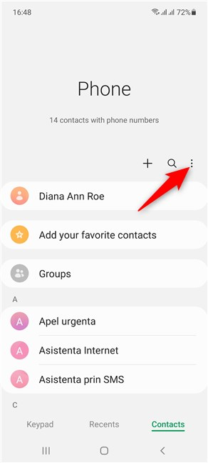 how to set default calling sim