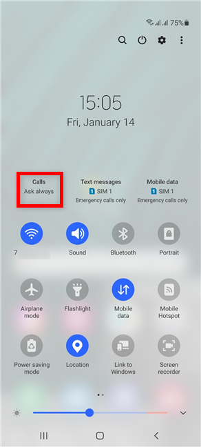 how to set default sim for calling in redmi