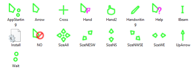Oxygen Cursor Pack - Skin Pack for Windows 11 and 10