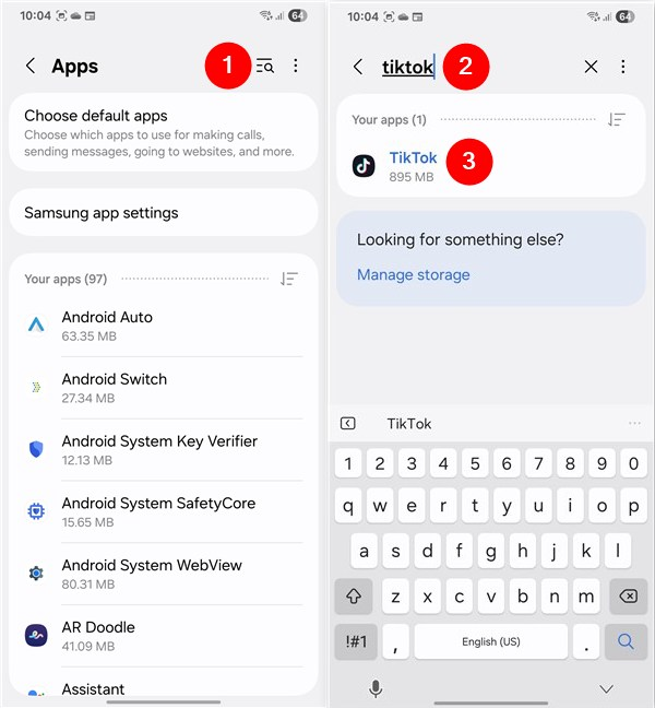 You can also search for the app