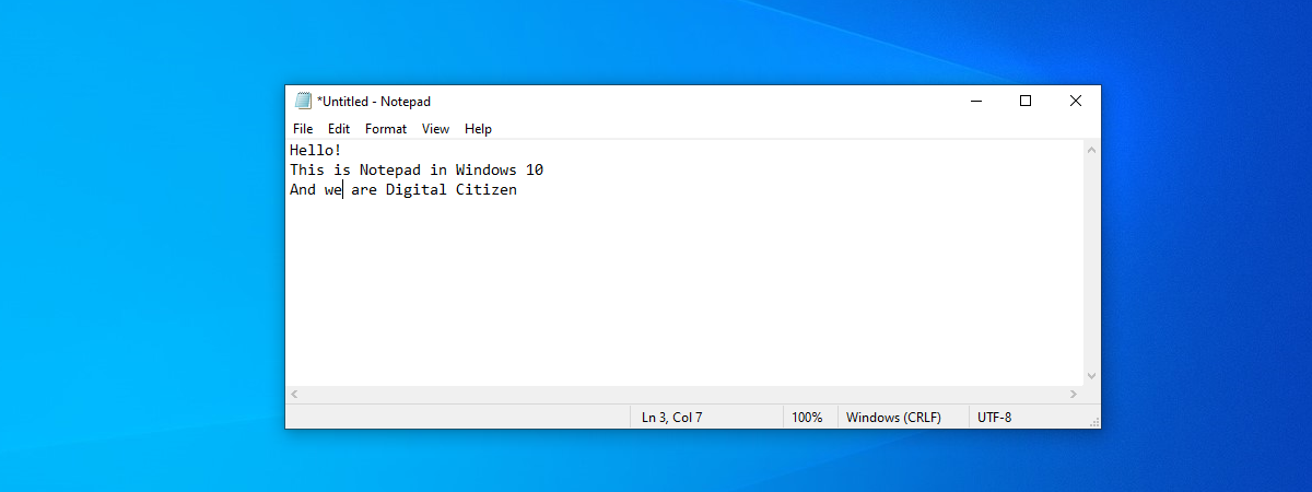 What is Notepad? 9 things you can use it for! - Digital Citizen