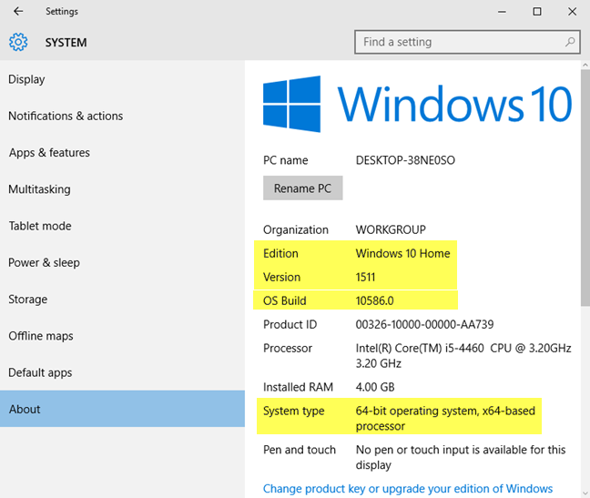 How To Check Build Number And Version Of Installed Windows 10 Os - Vrogue