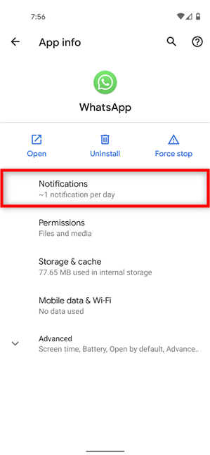 Access Notifications