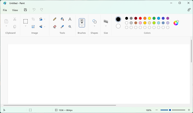 Paint in Windows 11