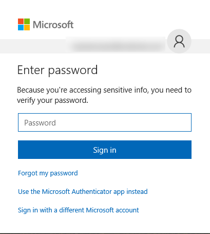 Microsoft, account, recent activity