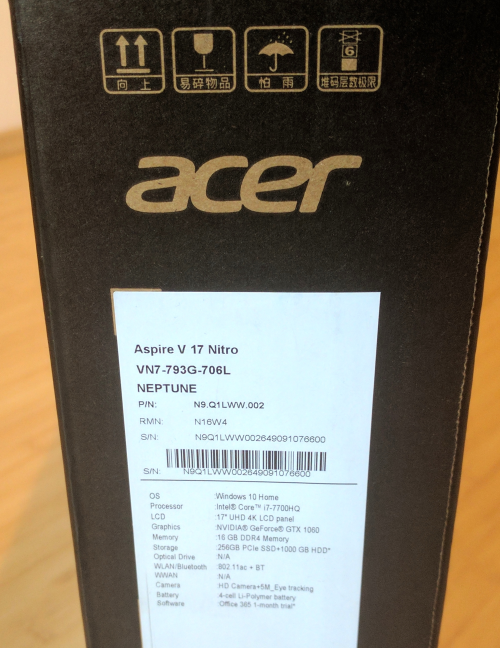 Acer Aspire V 17 Nitro Black Edition review - What does the 2017 update ...