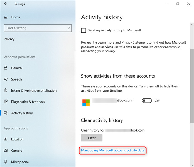 How To Turn Off Your Activity History And The Timeline In Windows 10