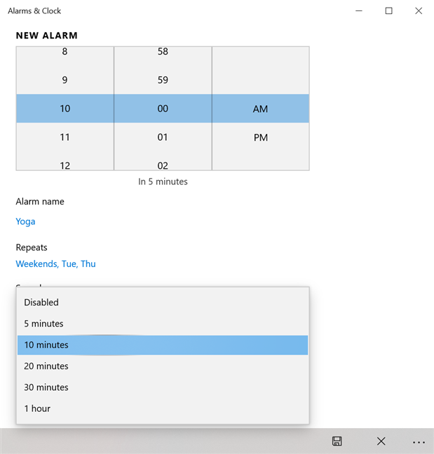 How to use and turn off alarms in Windows 10 Digital Citizen