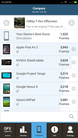 Android, Benchmark, apps, GFXBench GL