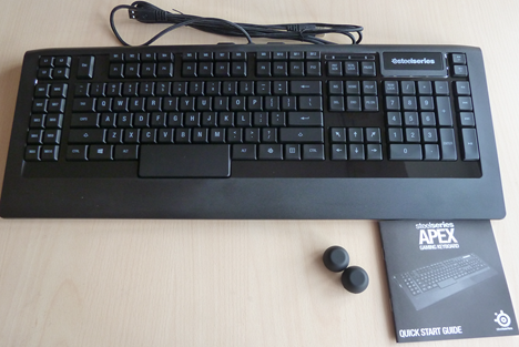 SteelSeries, Apex, keyboard, review, gaming