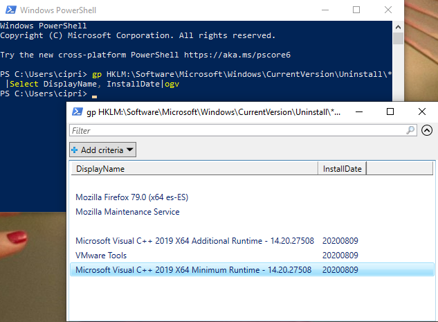Get the Installation Date using PowerShell