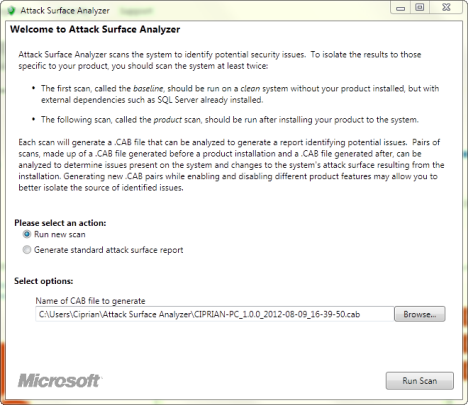 Microsoft Attack Surface Analyzer