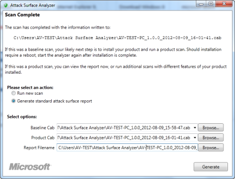 Microsoft Attack Surface Analyzer