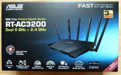 ASUS, RT-AC3200, wireless, router, tri-band, review, performance, benchmarks