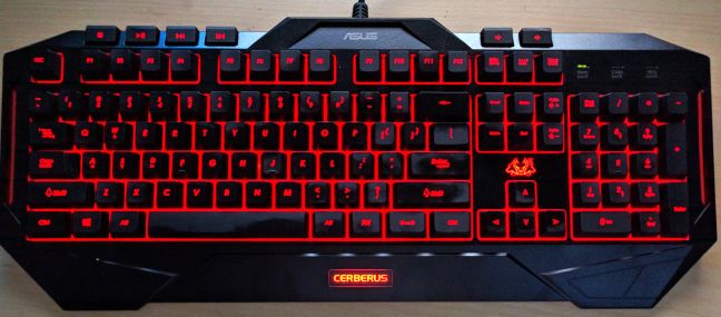 ASUS, Cerberus, keyboard