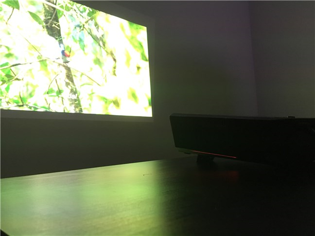 The ASUS F1 Full HD LED projector