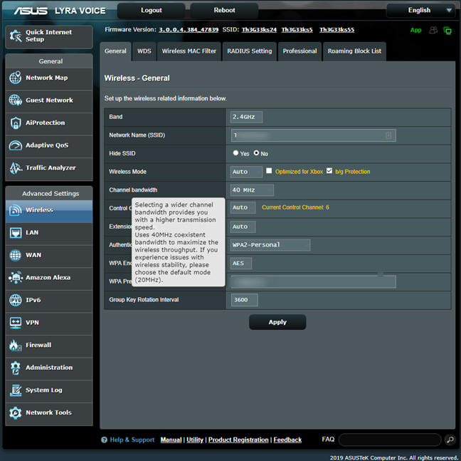 Help tips for the ASUS Lyra Voice