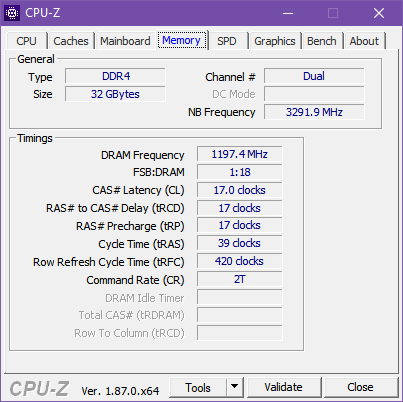 The RAM inside the ASUS Mini PC PB60G