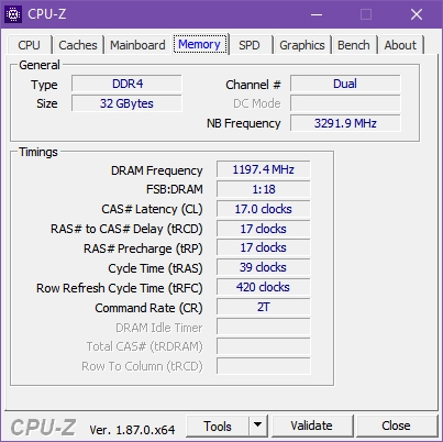The RAM inside the ASUS Mini PC PB60G