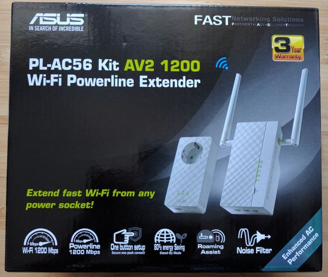 ASUS PL-AC56, powerline, adapter, wireless, dual-band